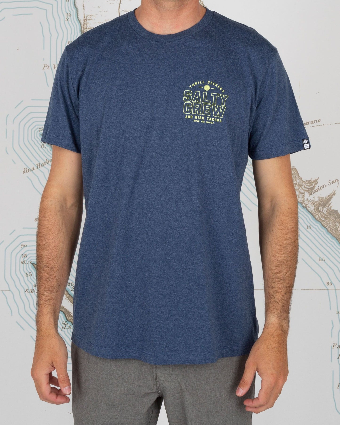 SPINNER STANDARD S/S TEE - Navy Heather