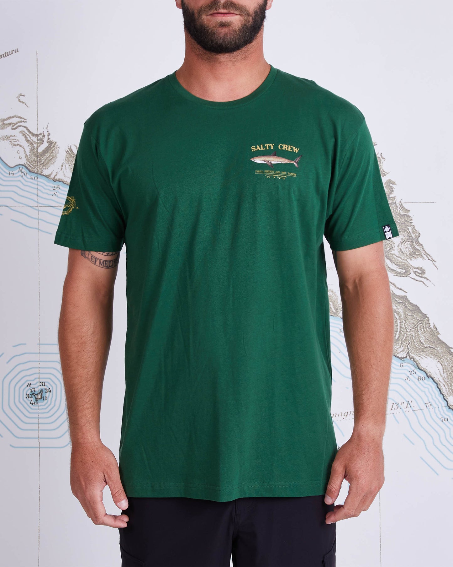 Bruce S/S Tee - Forest Green