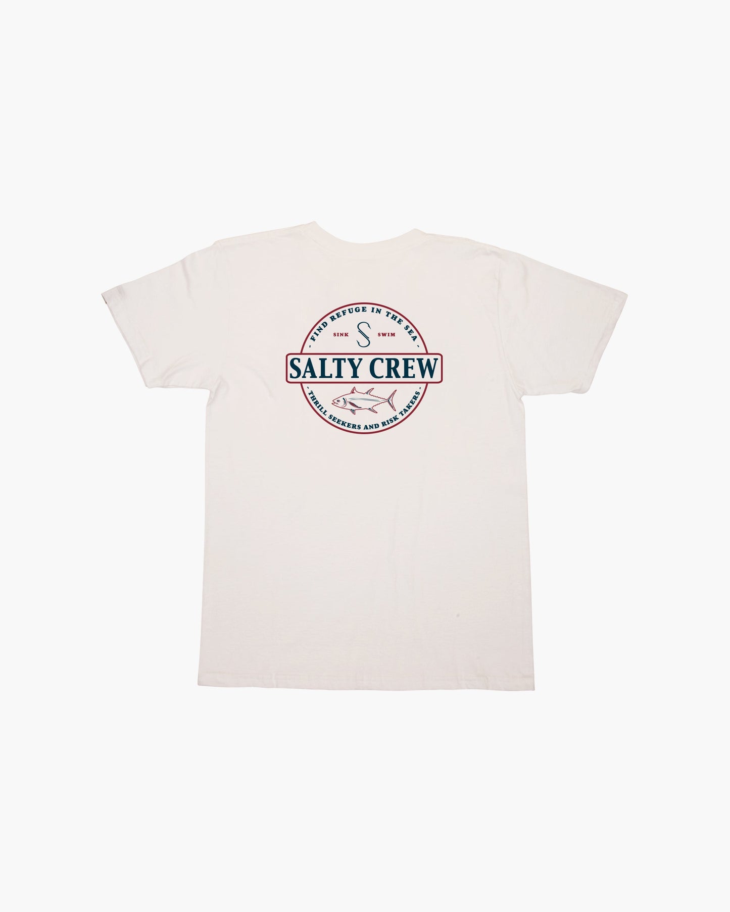 DEEP SEA S/S BOYS TEE - White