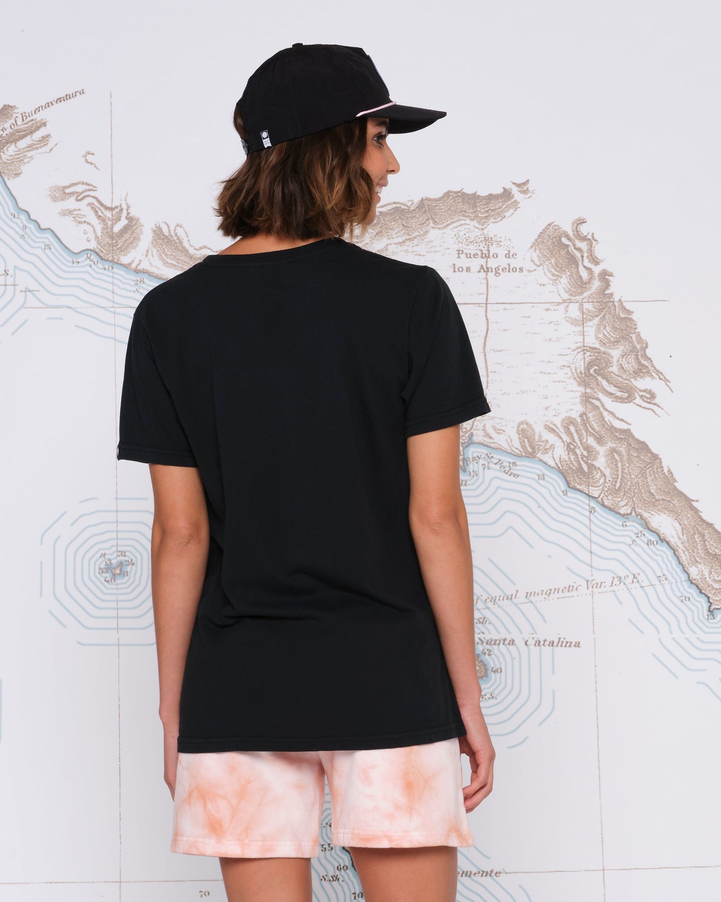 SCRIPTED BOYFRIEND TEE - Vintage Black