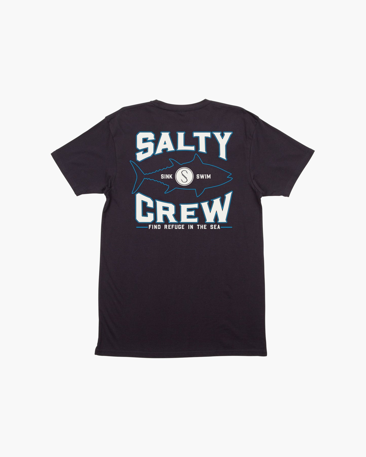 TIGHT LINES POCKET S/S TEE - Navy - Salty Crew Australia