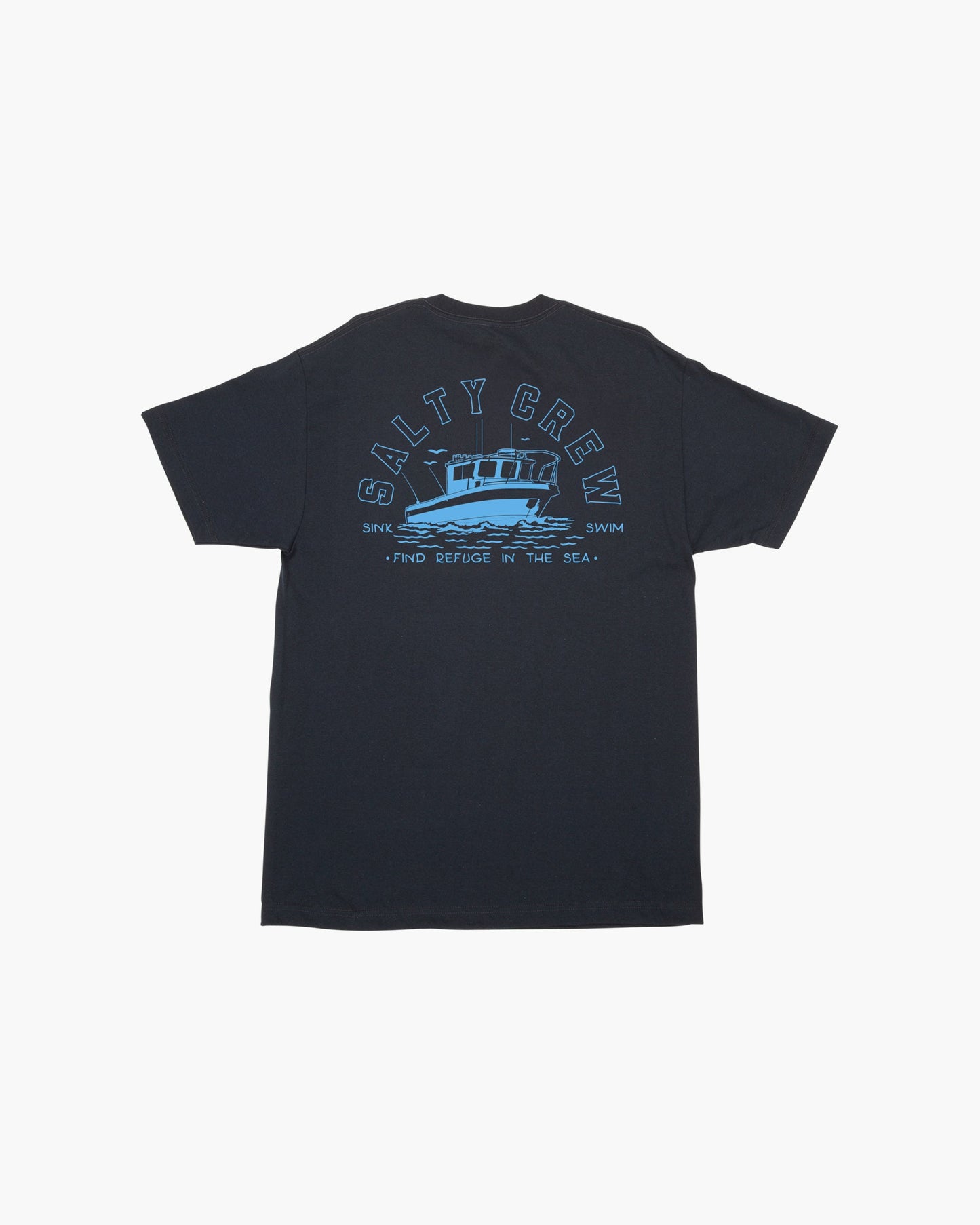 OUTBOARD STANDARD S/S TEE - Navy - Salty Crew Australia