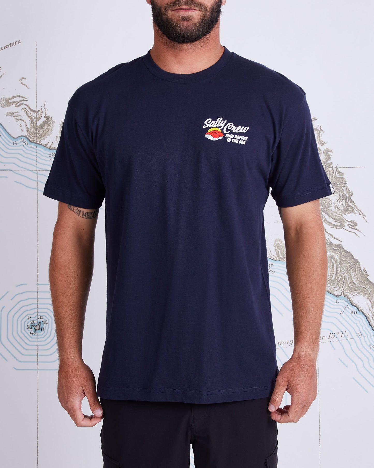 TORO PREMIUM S/S TEE - Navy