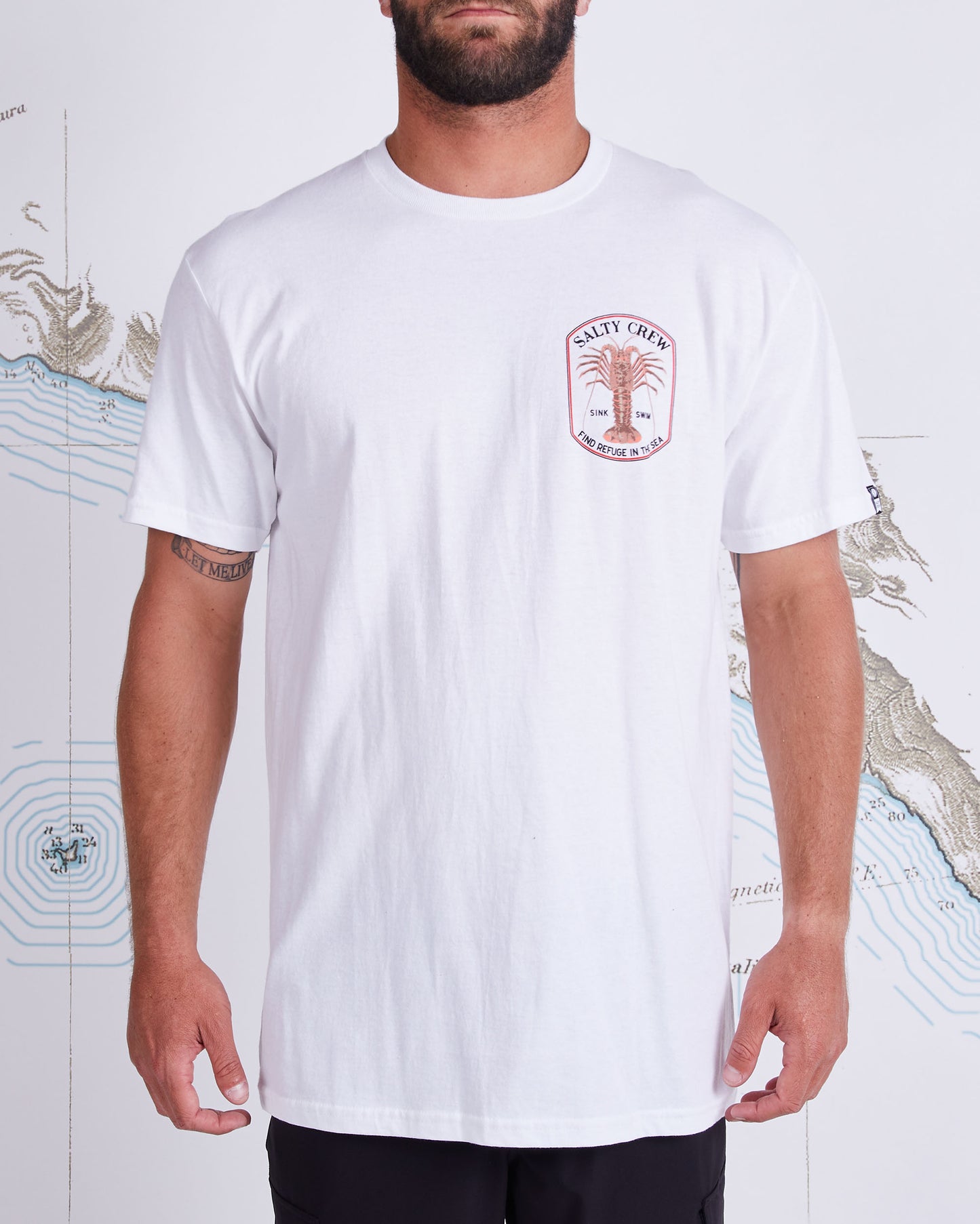 SPINY STANDARD S/S TEE - WHITE