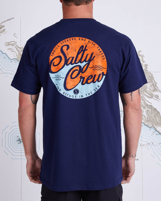 CLUB SALTY STANDARD S/S TEE - Navy