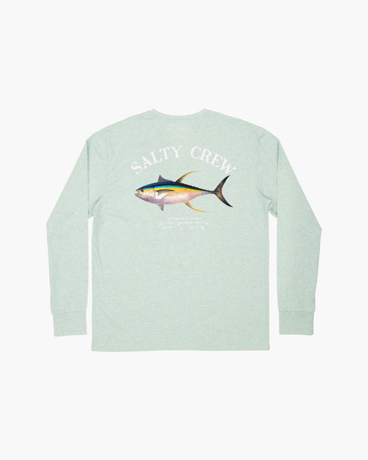 Ahi Mount Tech LS Tee - Sage green