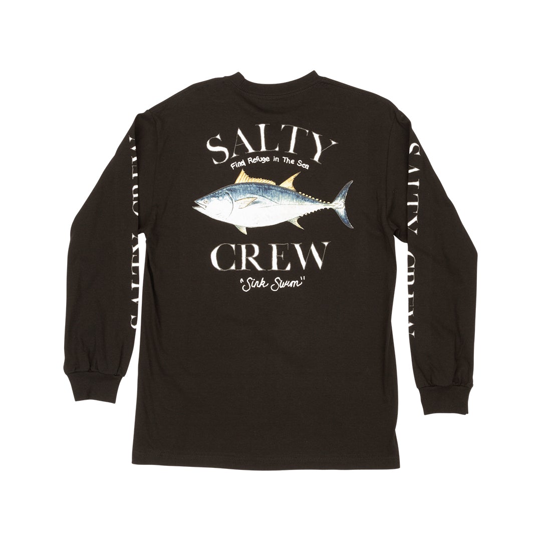 Big Blue Standard L/S Tee - Black - Salty Crew Australia