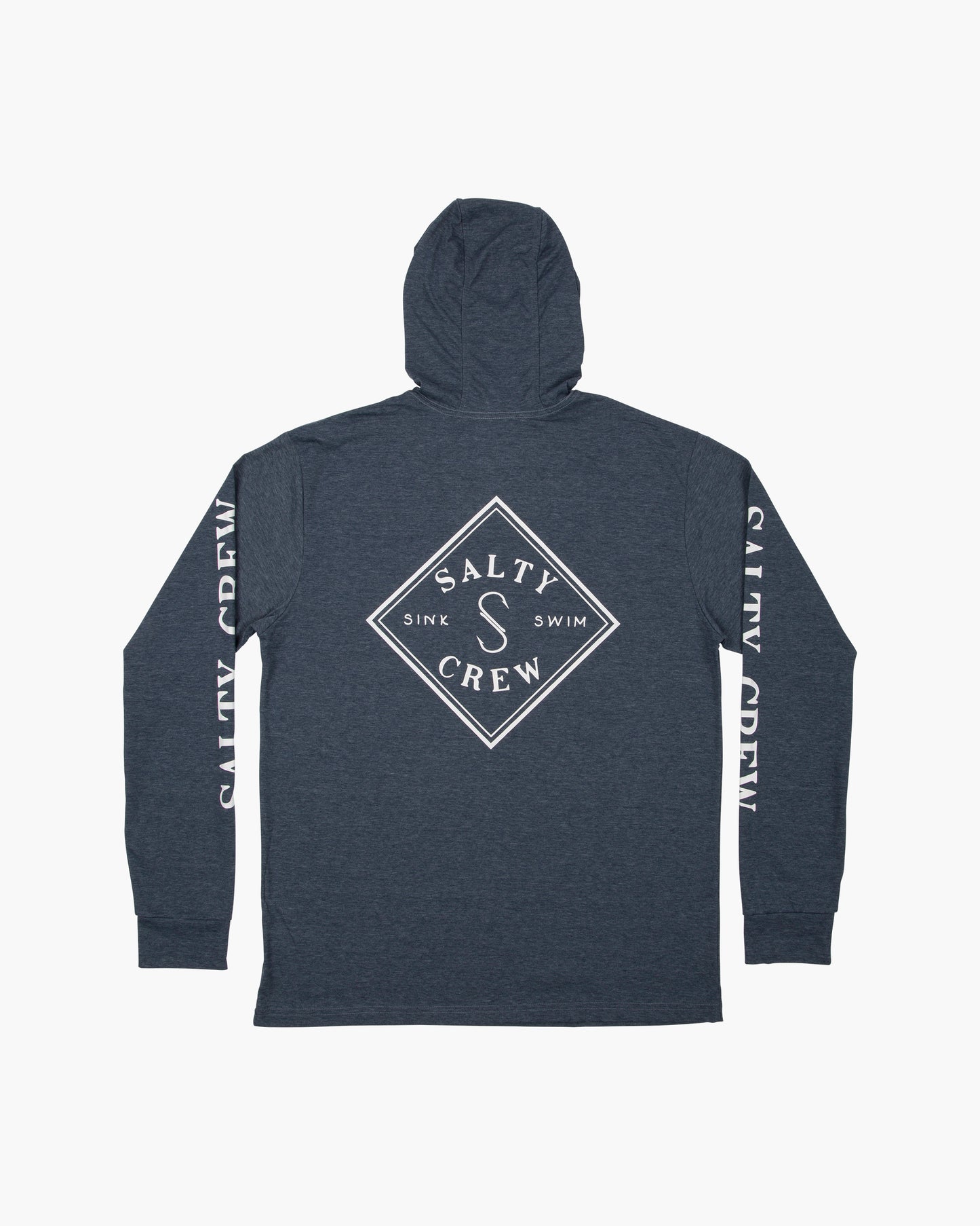 TIPPET POCKET HOOD TECH TEE - Navy