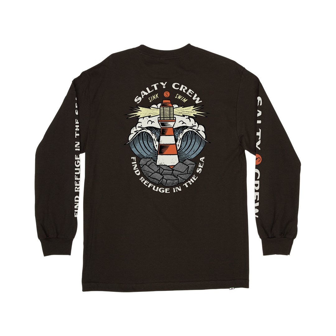 BEACON L/S TEE - Black