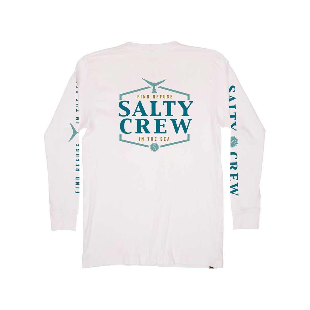 SKIPJACK PREMIUM L/S TEE - WHITE