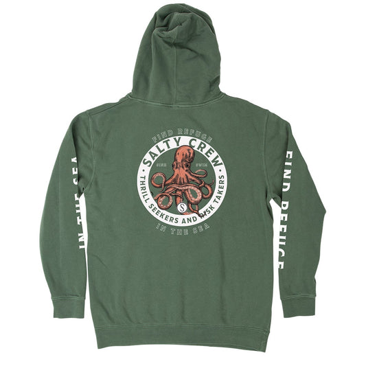 Deep Reach Overdyed Fleece - Alpine Green