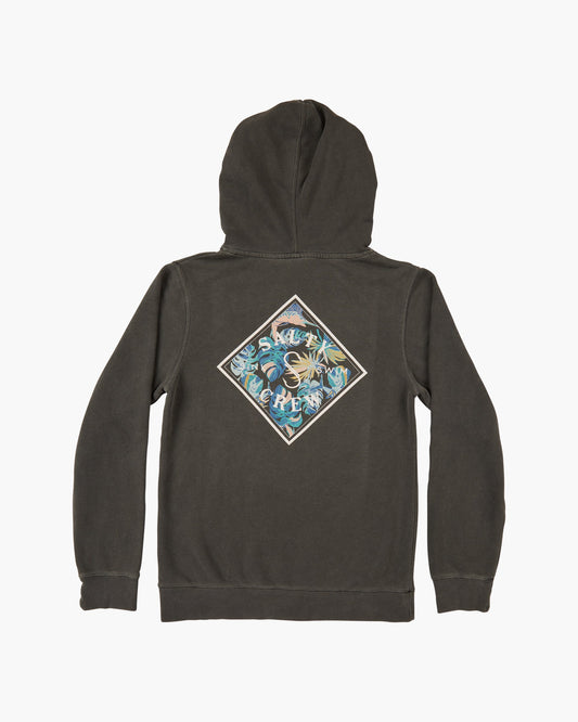 TIPPET BOYFRIEND HOODY - Faded Black - Salty Crew Australia