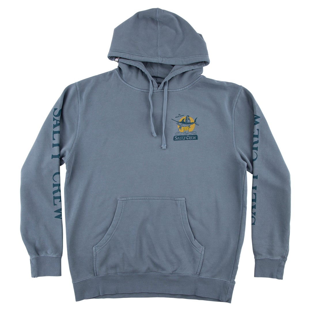 Beach Comber Overdye Fleece - Blue