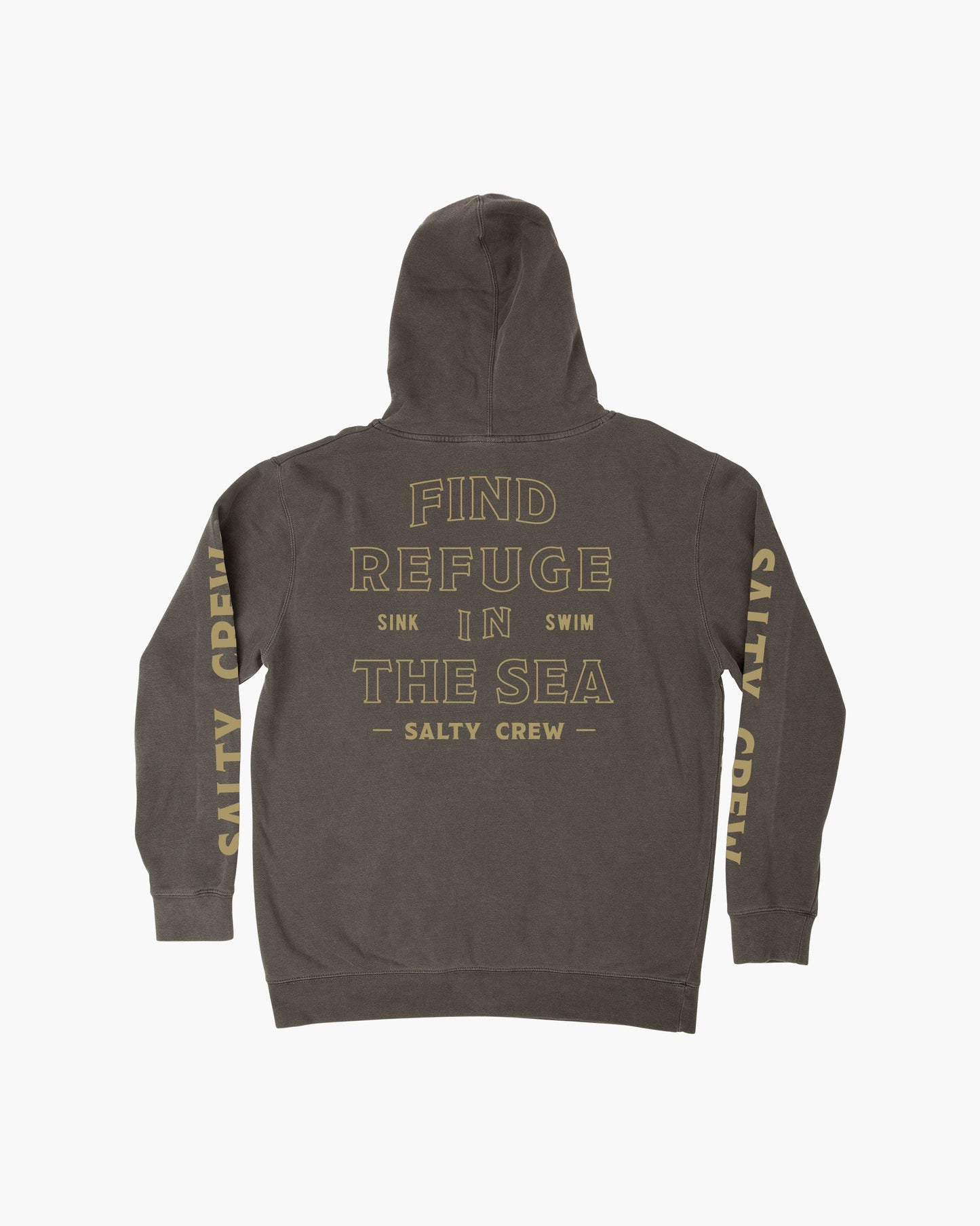 REFUGE OVERDYE FLEECE - Black