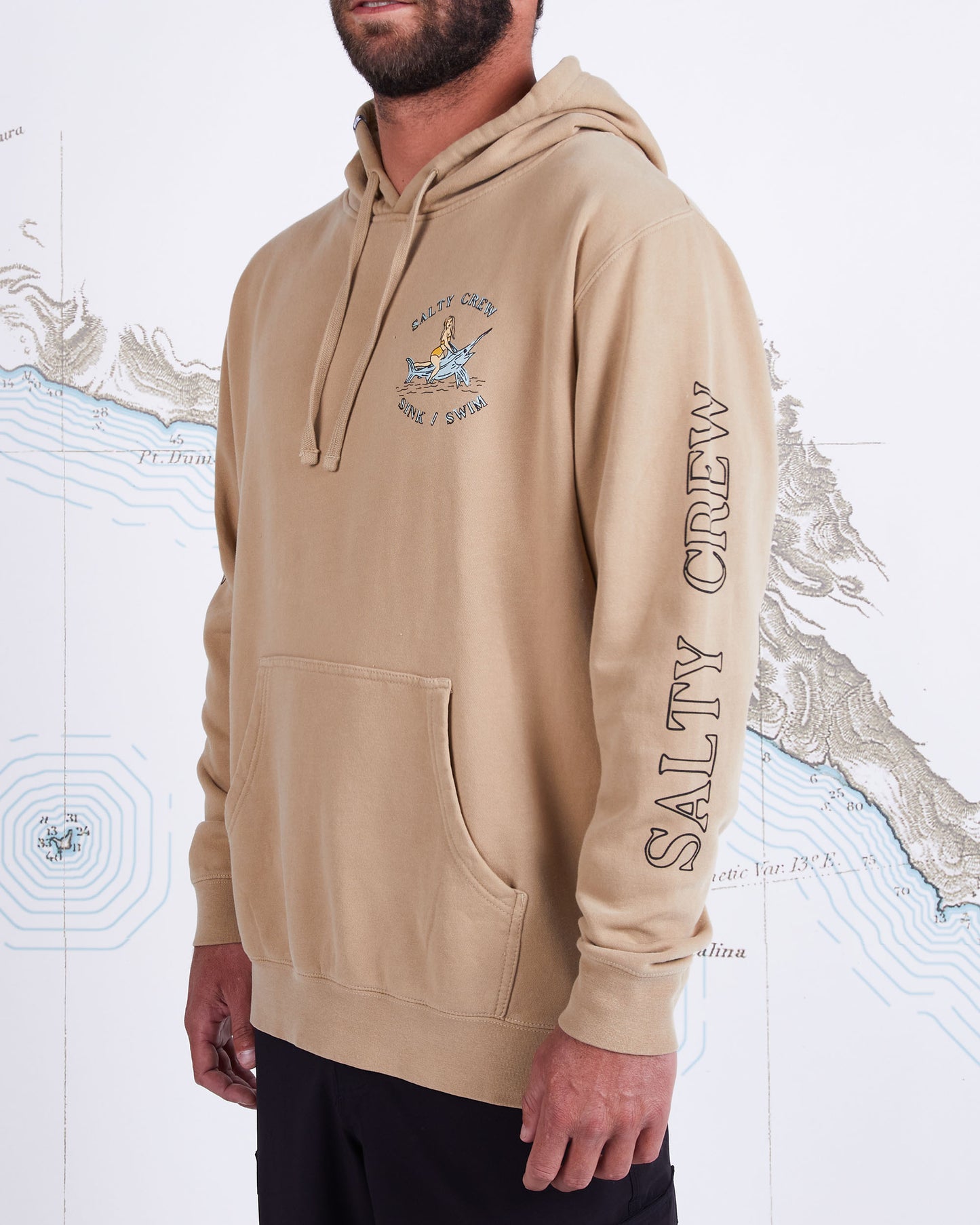 SIREN OVERDYED FLEECE - Sandstone