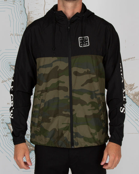 S-Hook Windbreaker - BLACK CAMO