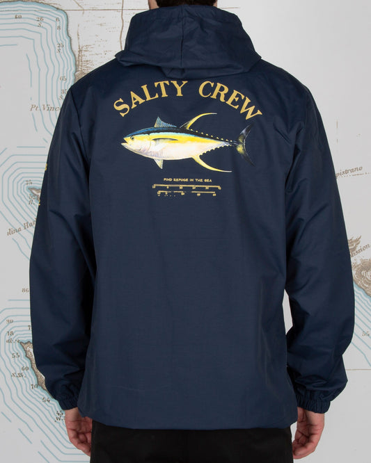 Ahi Mount Snap Jacket - Navy