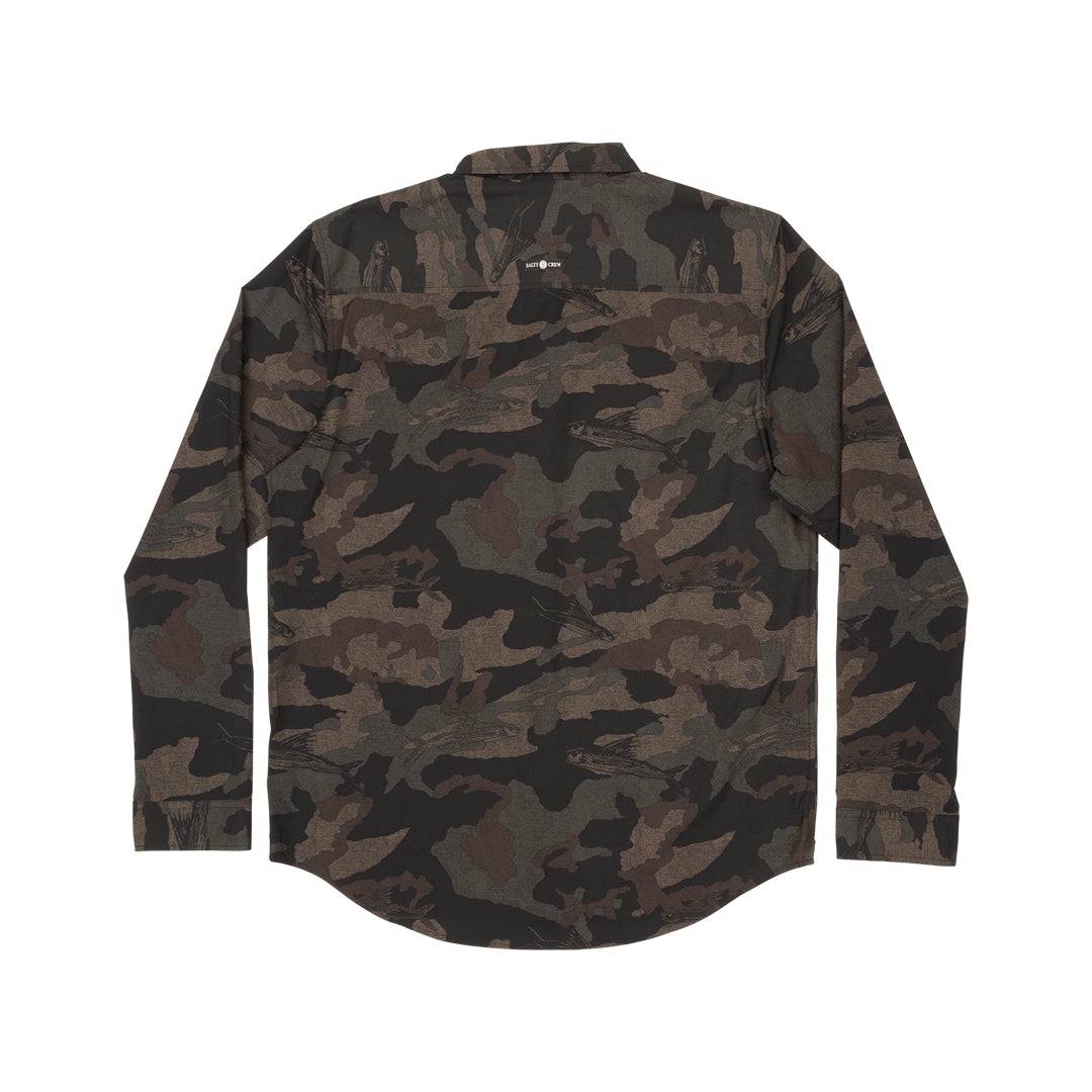 DECOY LS TECH WOVEN - Camo - Salty Crew Australia