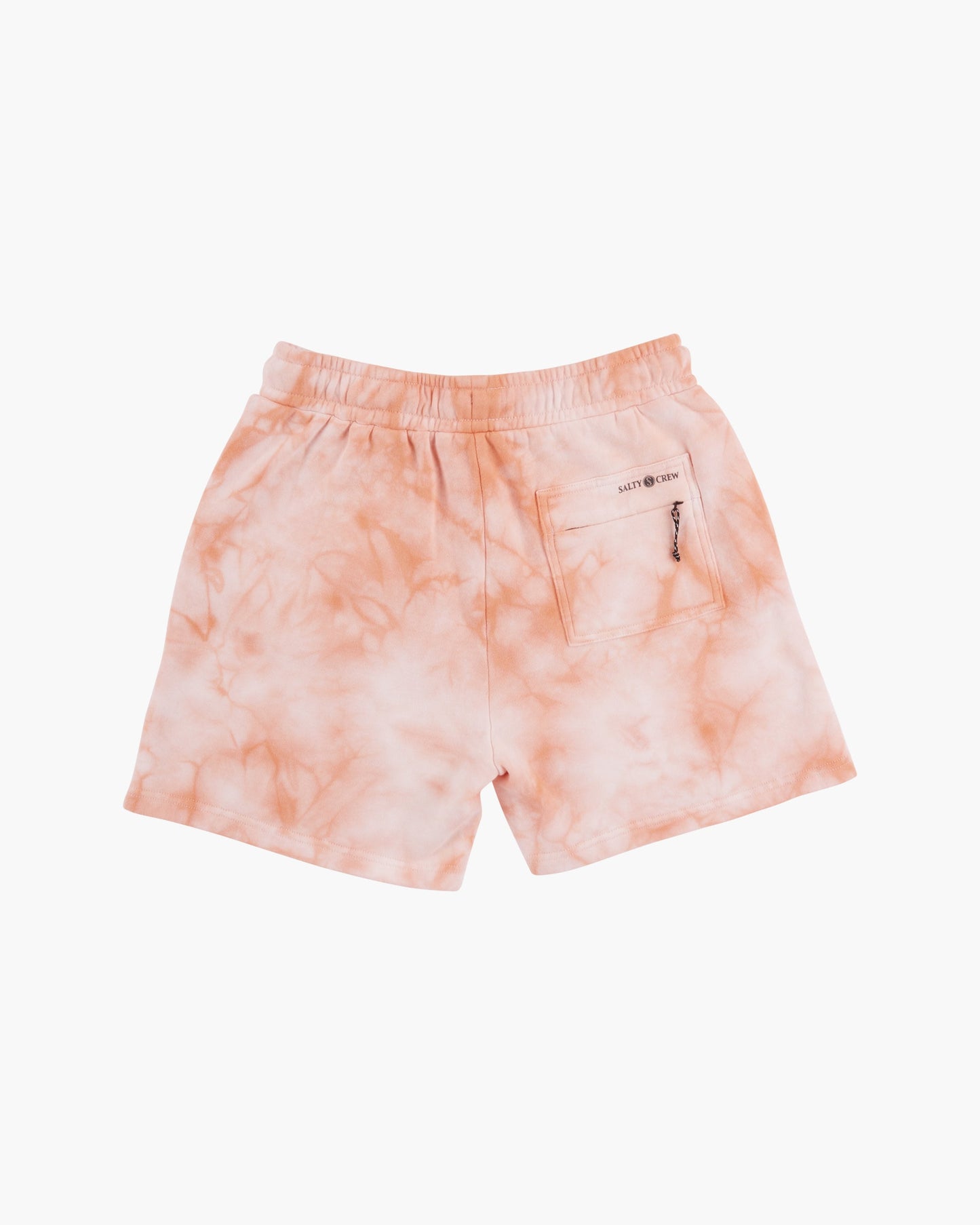 ALPHA SWEATSHORT - Peach Tie Dye
