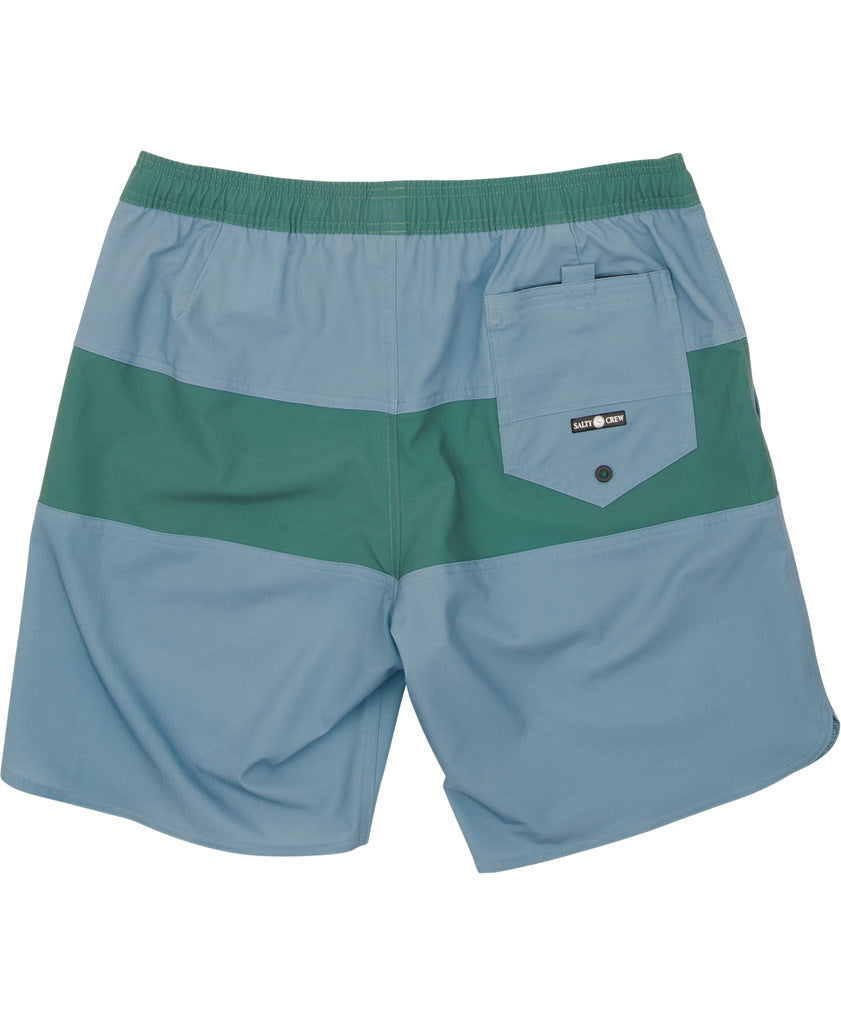 Beacons Elastic Boardshort - Blue