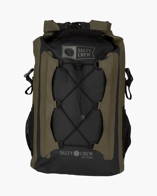 VOYAGER ROLL TOP BACKPACK - Black/Military