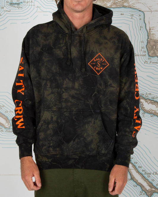 Tippet Tie Dye Fleece - Black