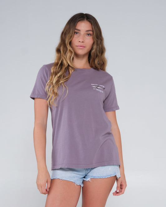 BRUCE BOYFRIEND TEE - Lavender Stone