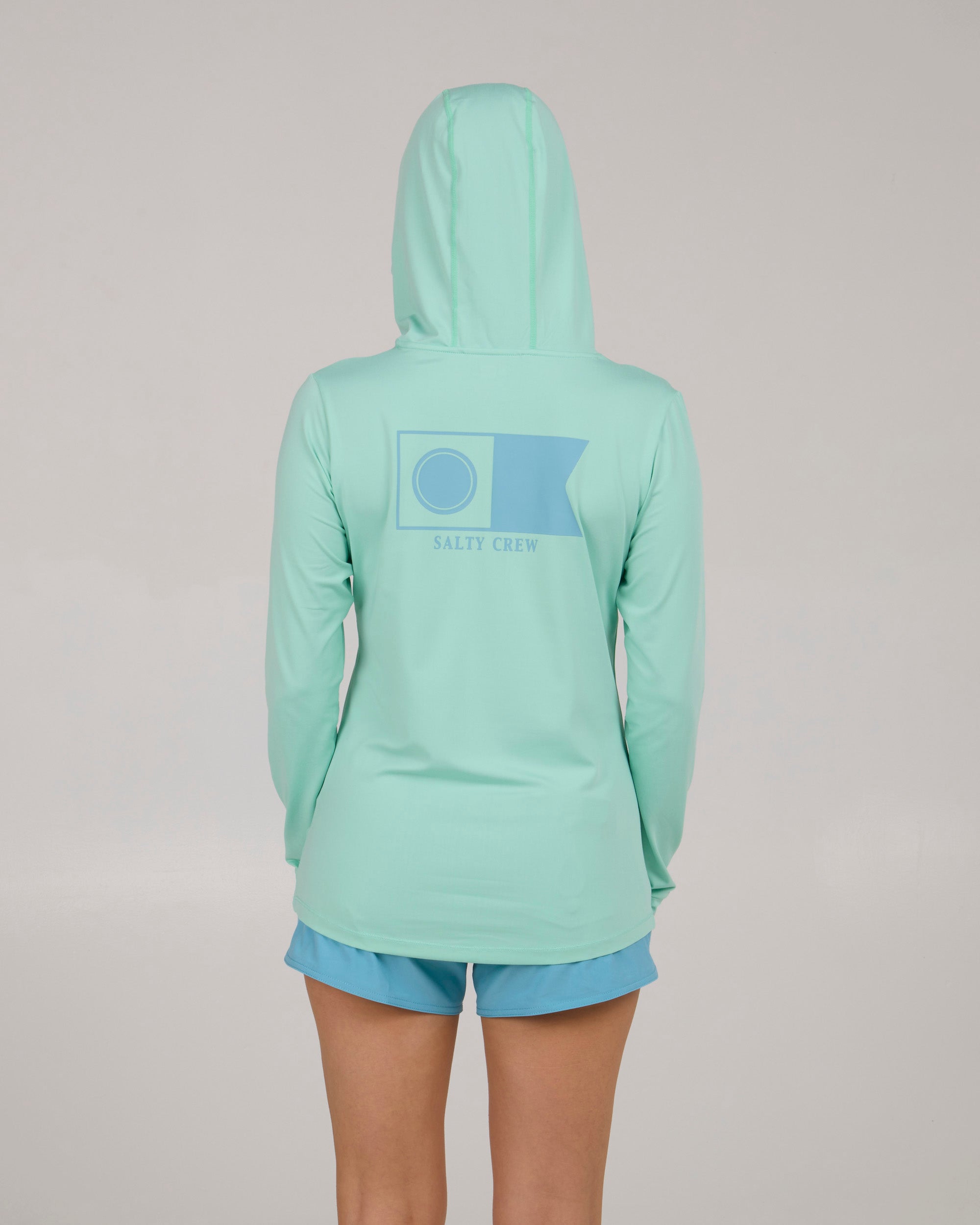 FLAGSHIP HOODED SUN SHIRT Mint Salty Crew AU Salty Crew Australia