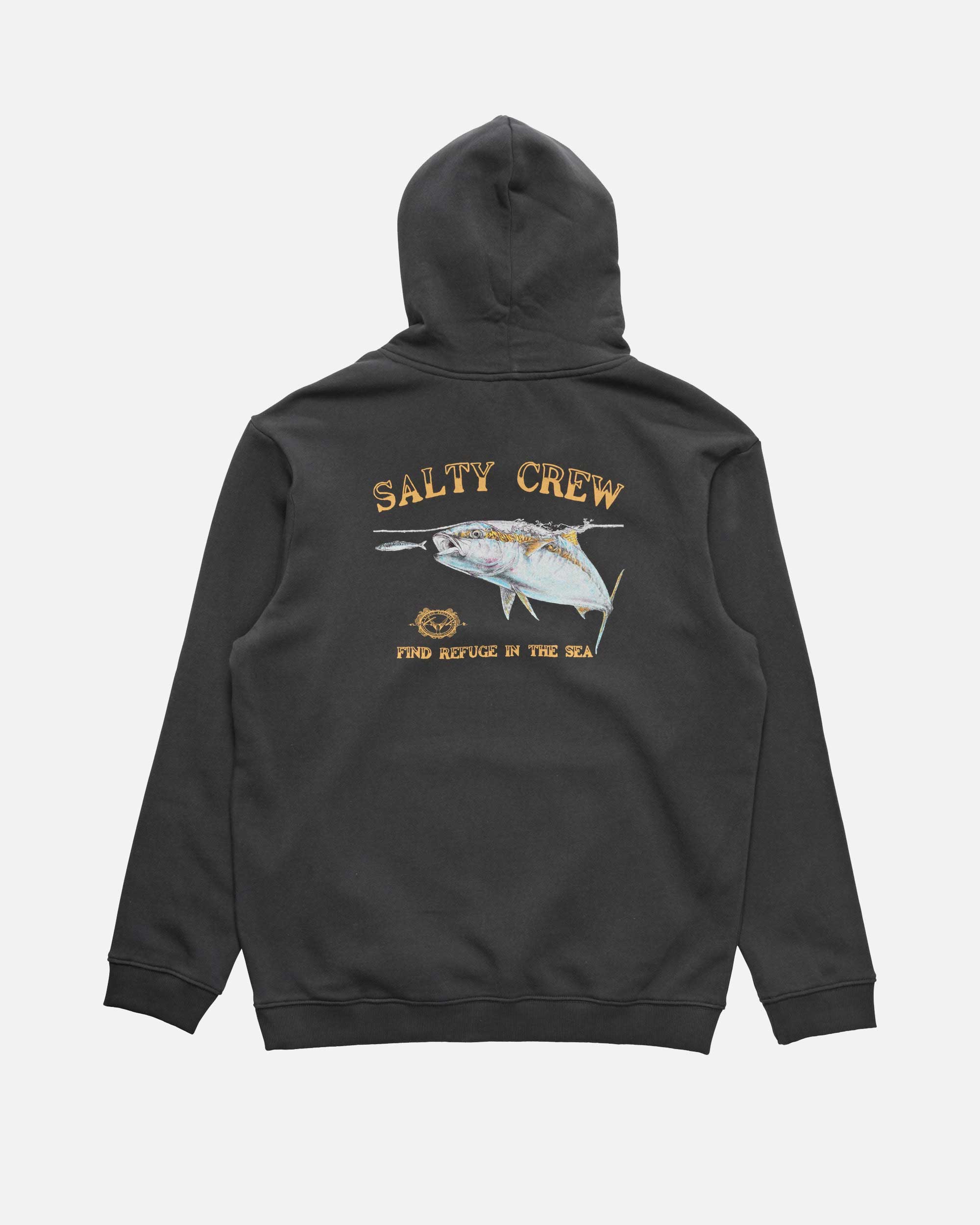 Surface Midweight Fleece Hood - Coal | Salty Crew Australia