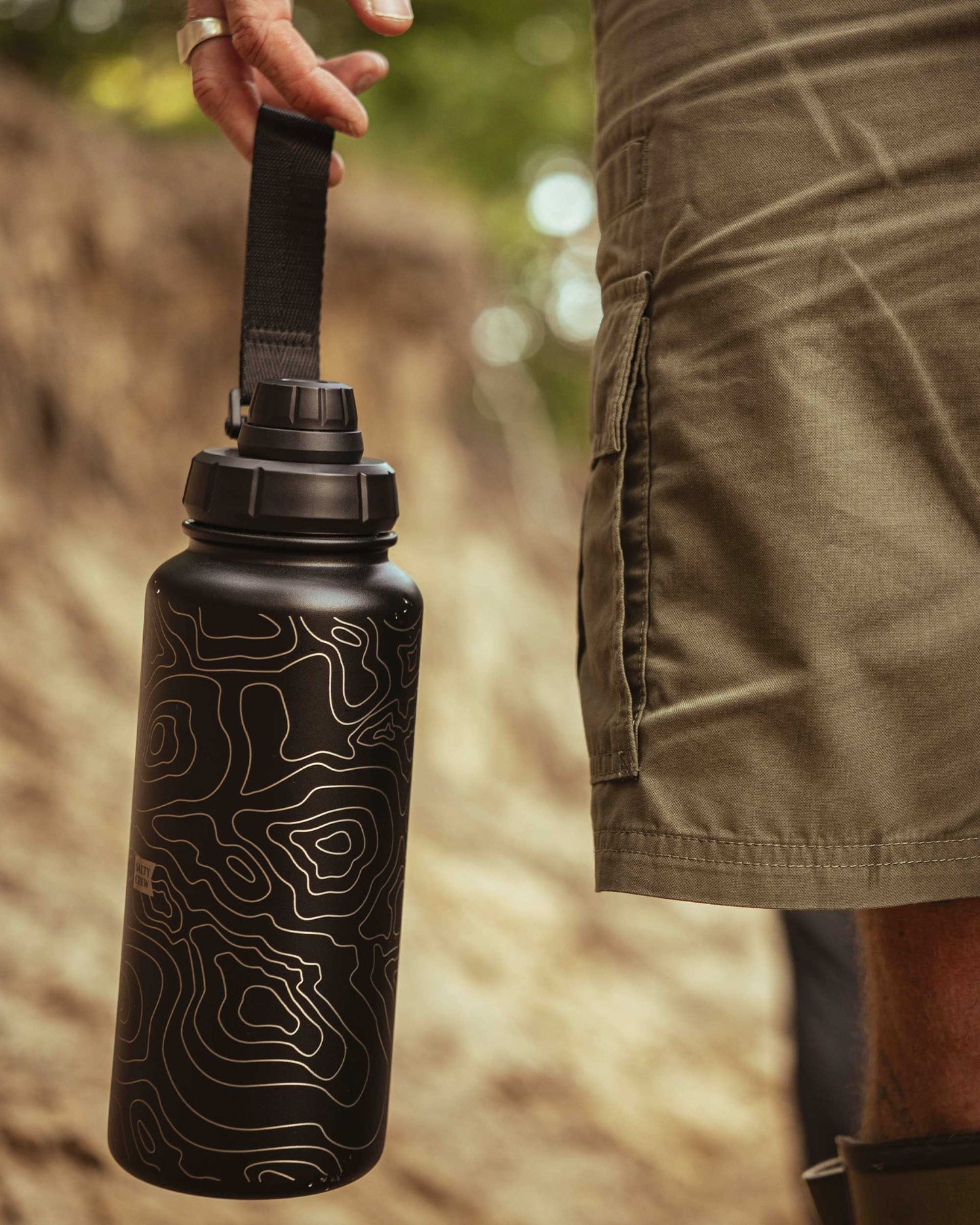 Stainless Steel Insulated Hydration 1000ml Bottle - Black