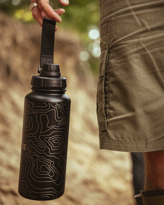 Stainless Steel Insulated Hydration 1000ml Bottle - Black