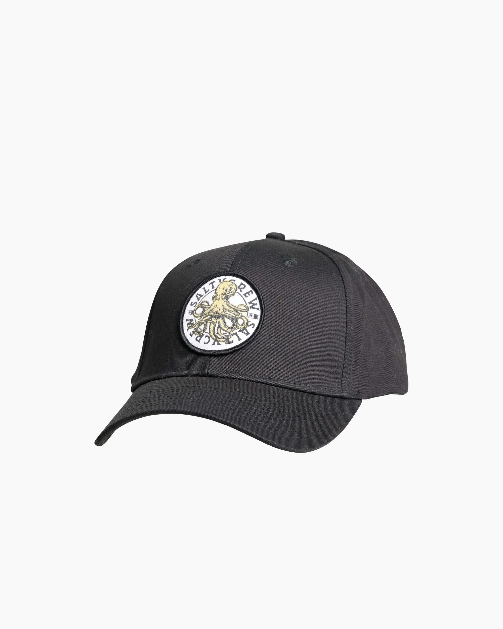 Tentacles 6 Panel Cap - Black | Salty Crew Australia