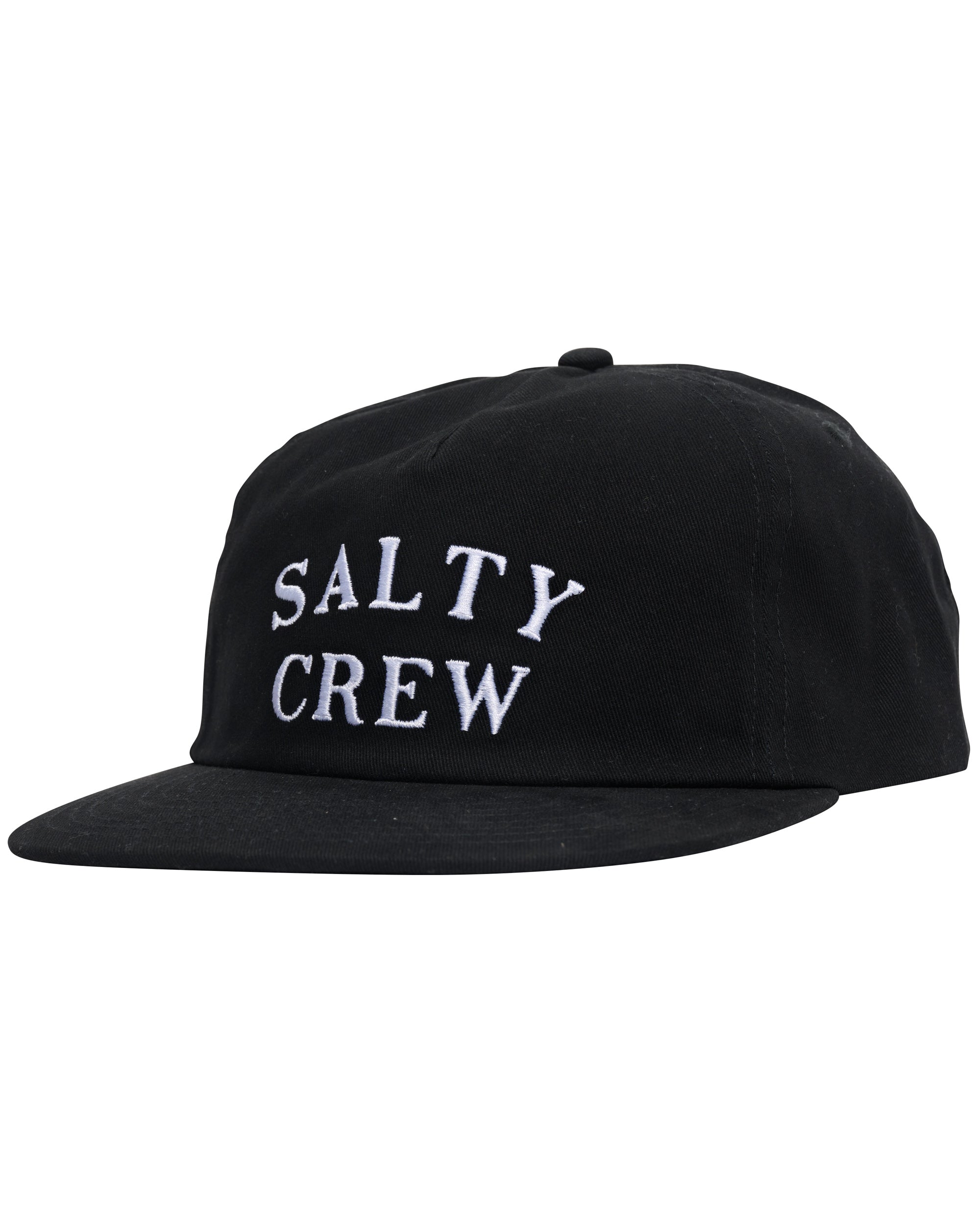 First Mate 5 Panel Cap - Black | Salty Crew Australia