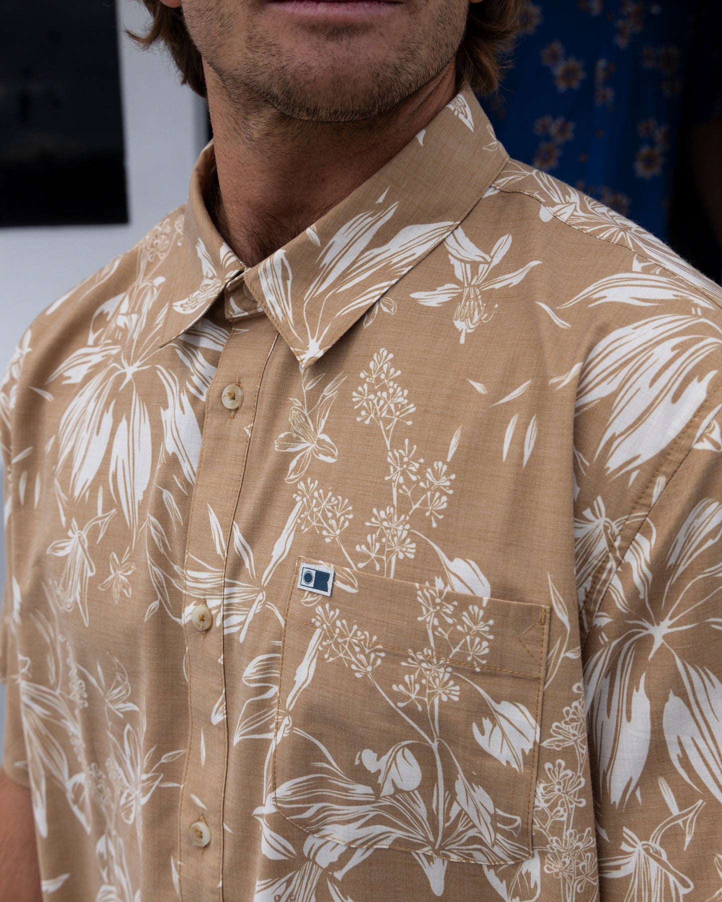 Drifter UV Button-Up Shirt - Bronze Brown