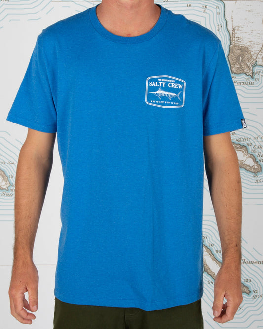 Stealth S/S Tee - Blue Heather - Salty Crew Australia