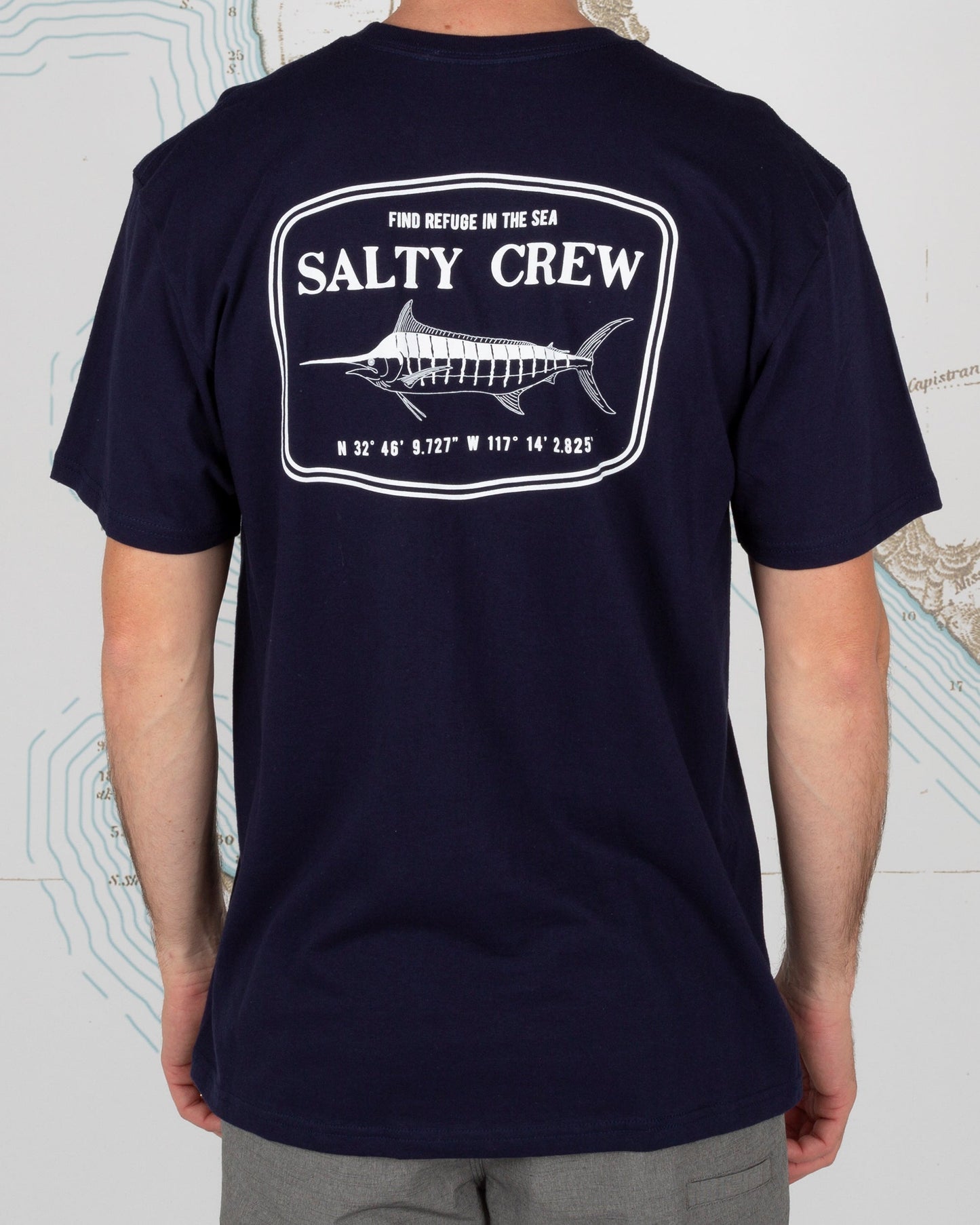 Stealth S/S Tee - Navy - Salty Crew Australia