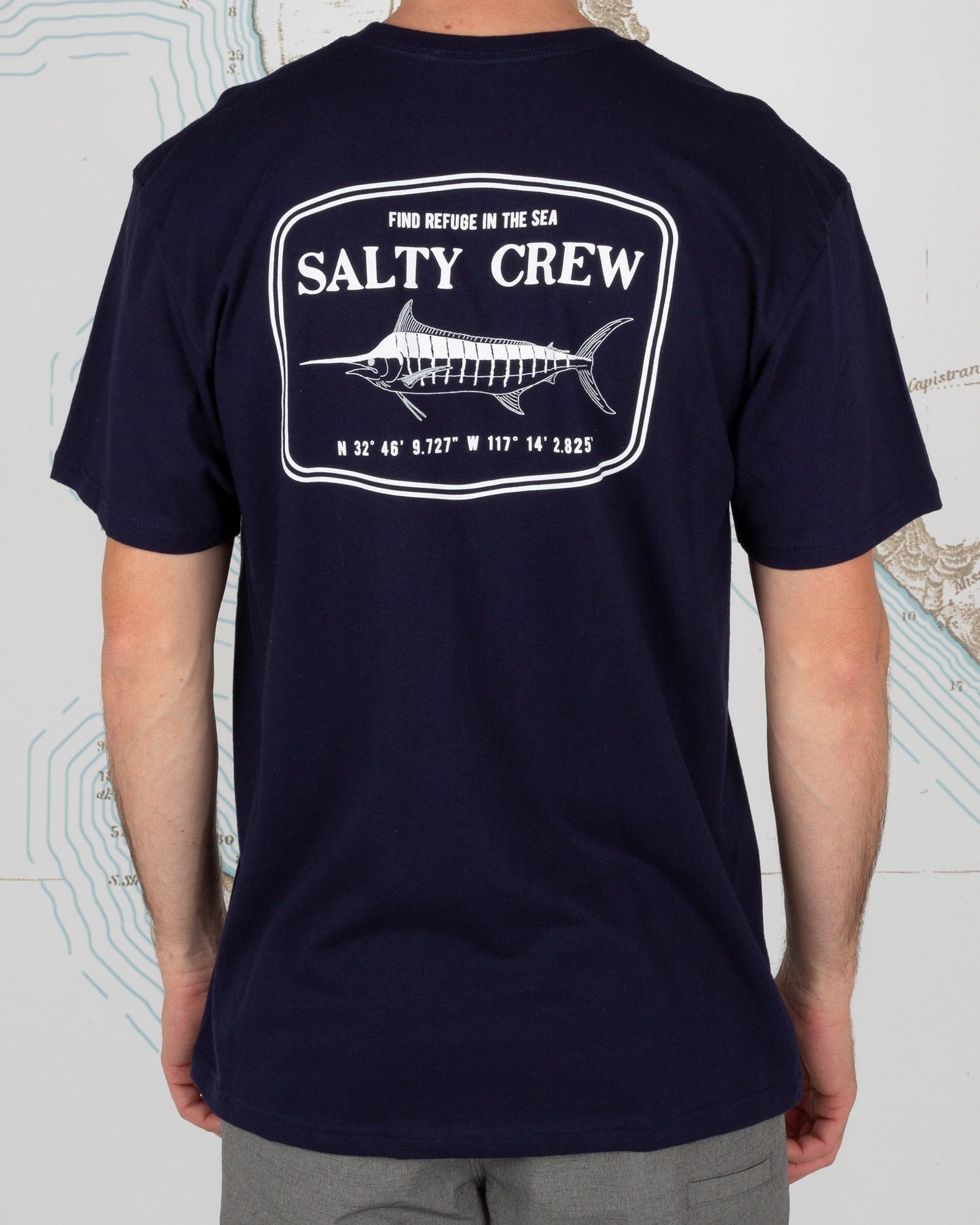 Stealth S/S Tee - Navy - Salty Crew Australia