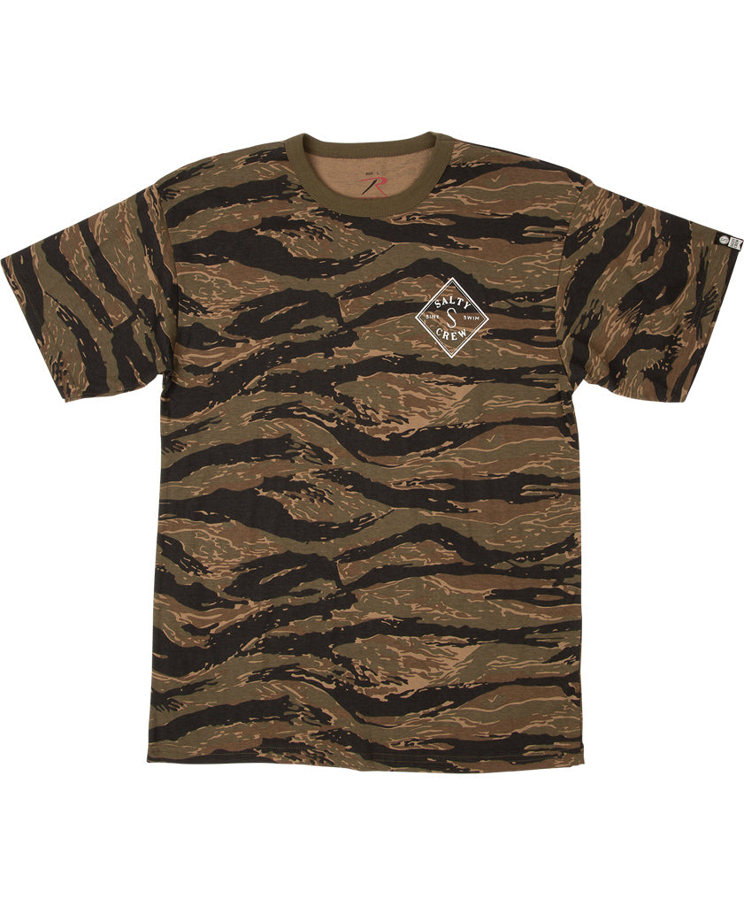 Camo Tippet S/S Tee T Shirts - Salty Crew Australia