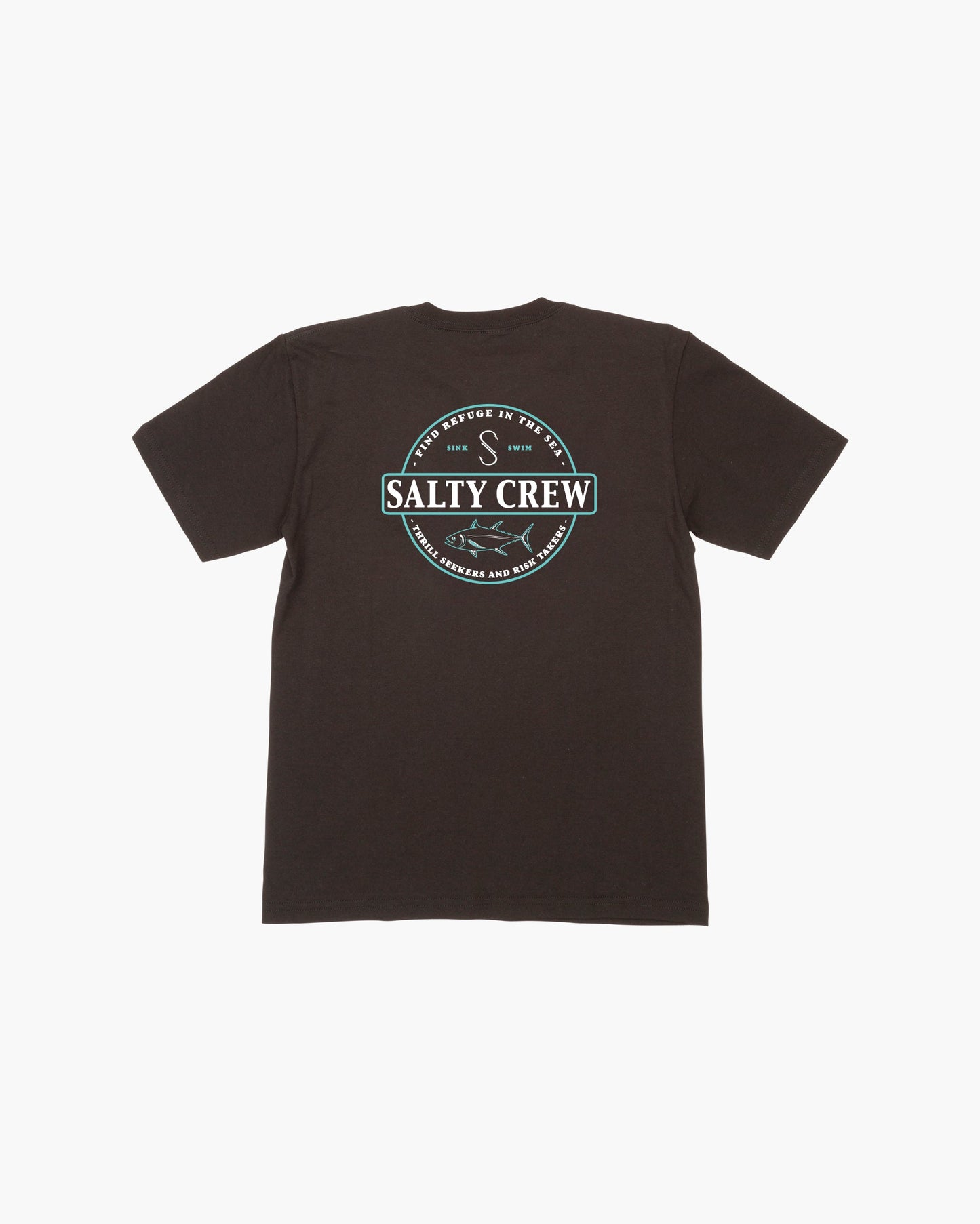 DEEP SEA S/S BOYS TEE - Black