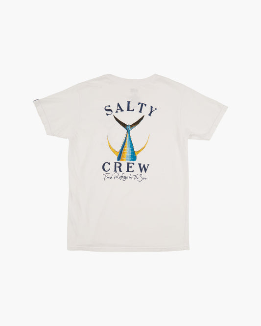 TAILED BOYFRIEND TEE - White - Salty Crew Australia