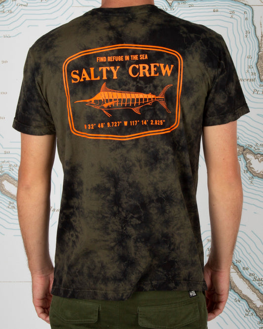 Stealth Tie Dye Premium Tee - BLACK