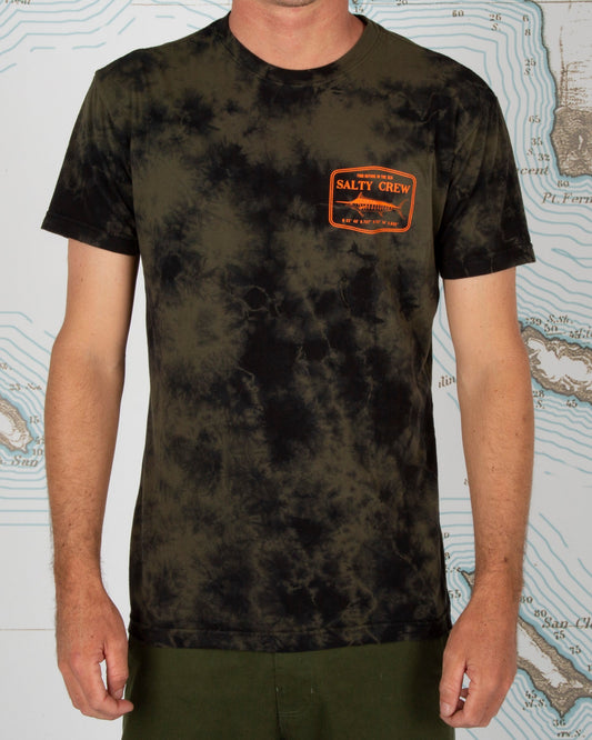 Stealth Tie Dye Premium Tee - BLACK