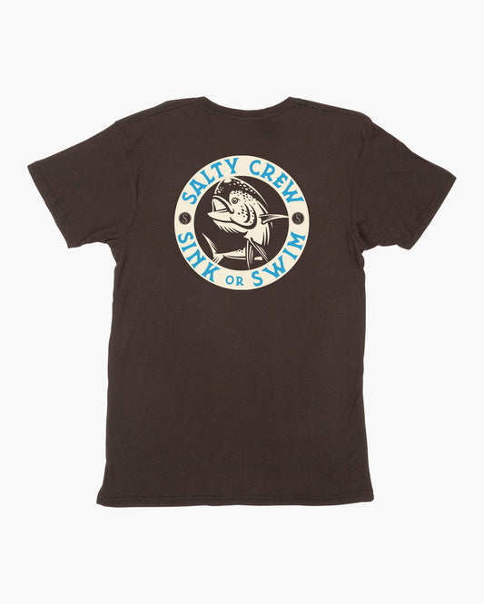 MIGHTY MAHI PREMIUM S/S TEE - Black - Salty Crew Australia