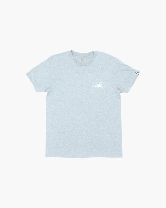 OUTBOARD STANDARD S/S TEE - LIGHT BLUE Heather - Salty Crew Australia