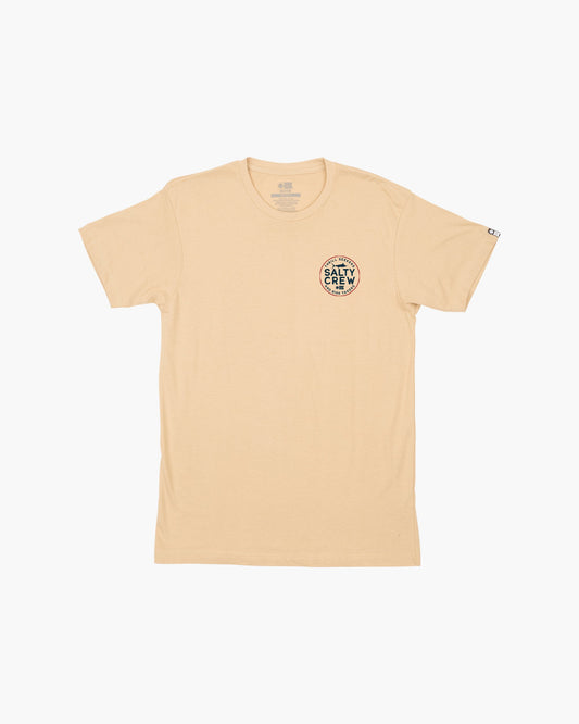 FIRST MATE PREMIUM S/S TEE - Camel - Salty Crew Australia