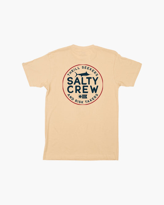 FIRST MATE PREMIUM S/S TEE - Camel - Salty Crew Australia