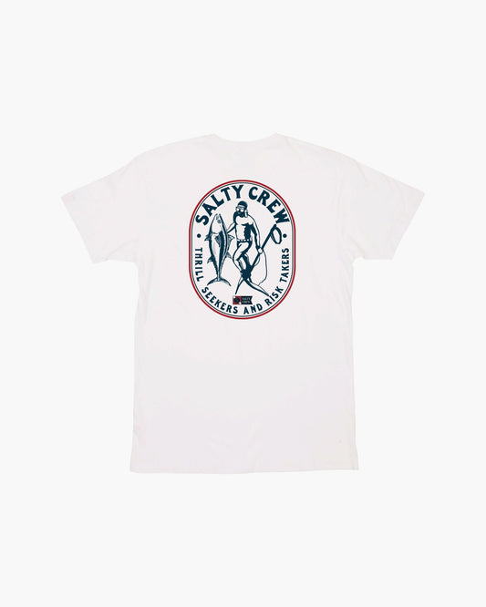 SURFACE PREMIUM S/S TEE - White - Salty Crew Australia