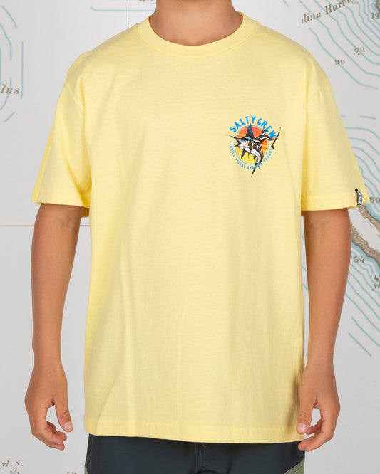 SPORT FISHING BOYS S/S TEE - Banana