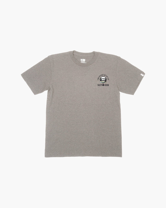 MOUTHFUL BOYS S/S TEE - Athletic Heather - Salty Crew Australia