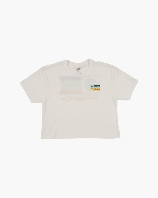 ALPHA GRADIENT SKIMMER TEE - White